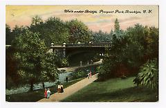 Walk under Bridge, Prospect Park, Brooklyn, N.Y. Recto.