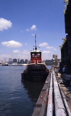 [Tugboat at pier J]