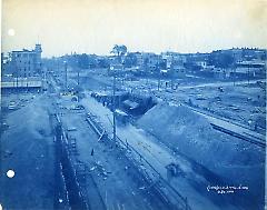 [4th Avenue subway construction site]