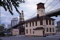 [Fulton Ferry Fireboat House newly painted}