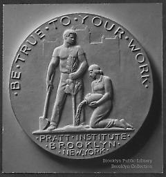 [Two sides of Pratt Institute seal]