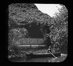 Views: U.S., Brooklyn. Brooklyn, Prospect Park. View 030: Arbor on the lake shore.