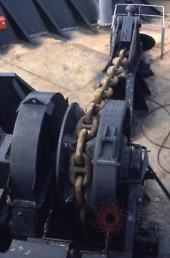 [Anchor chain winches]