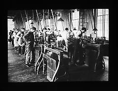 Views: U.S., Brooklyn. Brooklyn, Pratt Institute. View 008: Wood-turning room, Pratt Inst.