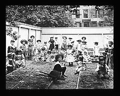 Views: U.S., Brooklyn. Brooklyn, Pratt Institute. View 005: Gardening, Pratt Institute.