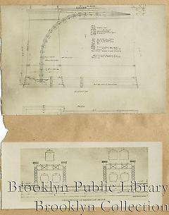 [Williamsburg Bridge blueprint and elevation]