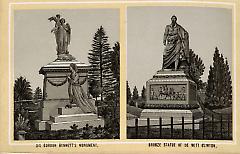 JAS Gordon Bennett's Monument. Bronze Statue of De Witt Clinton.