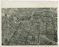 [Aerial view of Fort Greene]