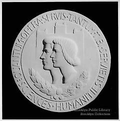 Plaster cast of presidential seal