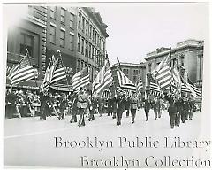 [Loyalty Day parade on Fulton Street]