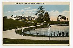 Lake, Sunset Park, Bay Ridge, Brooklyn, N.Y. Recto.