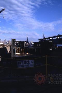 [Dry dock #6 being built]