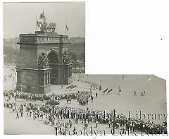 [Memorial Day parade at Grand Army Plaza]