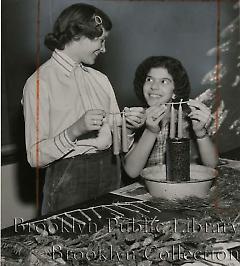 Yule adornments, home-made