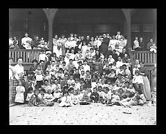 Views: U.S., Brooklyn. Brooklyn, Coney Island. View 005: Coney Island - Group of 157 at Seaside Home.