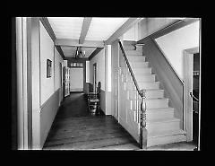 Views: U.S., Brooklyn. Brooklyn residences. View 009: Schenck House, Canarsie Park, L.I., Hallway.