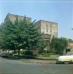 [View of modern brick home.]