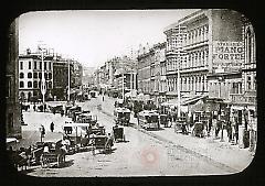 Fulton Street before the "L" came