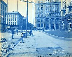 [Sidewalk in front of Municipal Building]