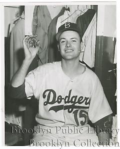 Johnny Rutherford after winning pennant clinching game