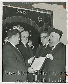 At Synagogue dedication