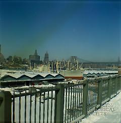 [View from Esplanade, Brooklyn Heights.]