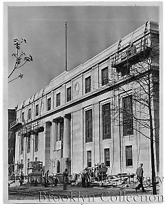 [Appellate court house under construction in Brooklyn Heights]