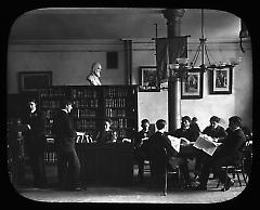 Views: U.S., Brooklyn. Brooklyn, Adelphi College. View 007: Library, Adelphi College, 1900.
