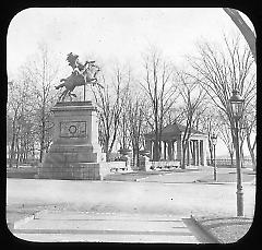 Views: Brooklyn. Various. View 007: Group at entrance to Prospect Park.