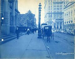 View looking s.w. showing street in fron of Municipal Building