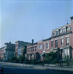 [View of north side of Milton Street.]