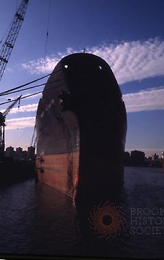 [Tanker in for repairs at Seatrain]