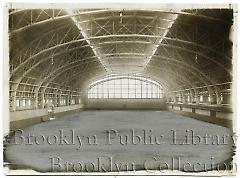 [Vaulted room in armory in Crown Heights]