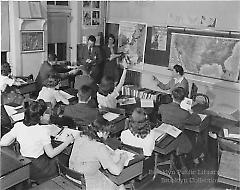 [High school class at Brooklyn Friends School]