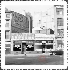 [Fulton Street. Majestic Barber Shop, #318 Fulton Street (right).]