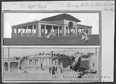 Coney Island boardwalk pavilion