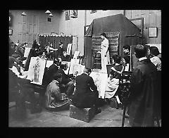 Views: U.S., Brooklyn. Brooklyn, Pratt Institute. View 003: Portrait Room, Pratt Institute.