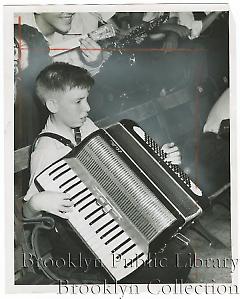 Little man, big accordion
