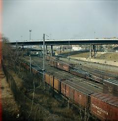 [View from bridge over L.I.R.R. at 3rd Avenue.]