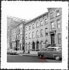 [View of Fort Greene Place from corner of Fulton Street #77 Fort Greene Place (right).]