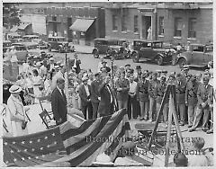 John J. Bennett lays cornerstone for Bay Ridge Day Nursery