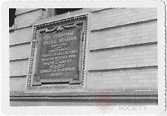 [Plaque on old Police Station.]