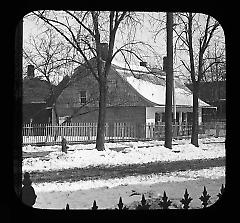 Views: U.S., Brooklyn. Brooklyn residences. View 019: Suydam homestead. Evergreen Ave and Palmetto St.