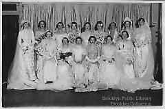 [Packer Collegiate students dressed as brides]