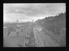 Views: Brooklyn. Various. View 031: Looking up Furman Street from State on a smoky afternoon.