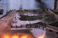 [New park deck at Fulton Ferry Landing]