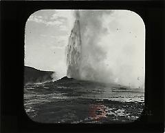 Old Faithful on Eruption, Yellowstone Park