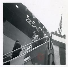 [Christening ceremony of the "Brooklyn" ship]