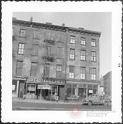 [McGrath's Cafe, 216 Fulton Street (left-center).]