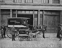 [Miniature Abraham & Straus delivery van]